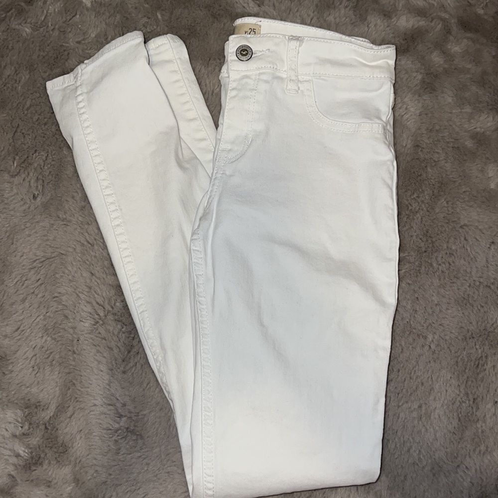 Hollister Super Skinny White Jeans, Women’s 1R W25 L25 - Picture 2 of 4